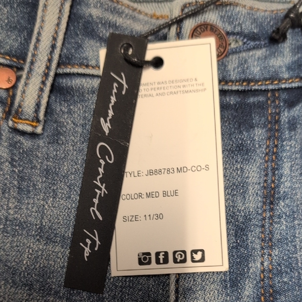 Judy Blue Classic Blue Boot Cut Jeans - Picture 2 of 9